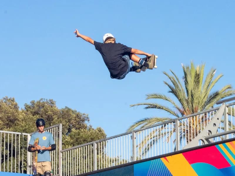 Skateboarding